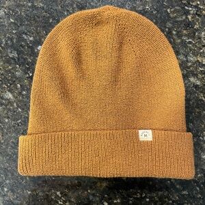 Madewell (Re)Sourced Honey Brown Cuffed Cotton Beanie